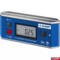 ЗУБР МИНИ, 0 - 90°, ±0.05°, электронный уровень-уклономер, Профессионал (34745)