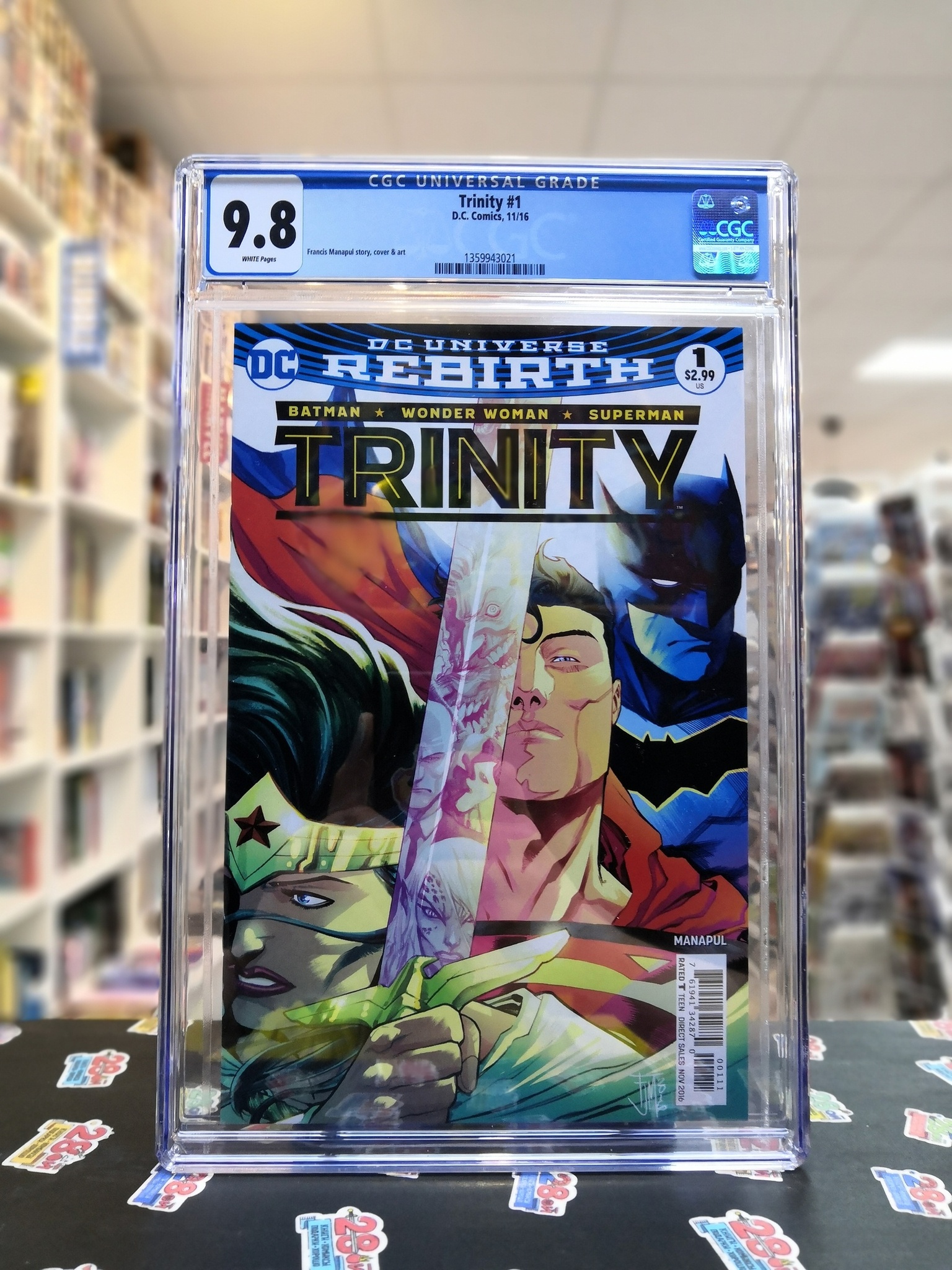 DC Rebirth Trinity #1 (Cover A) CGC 9.8 – купить по выгодной цене |  Интернет-магазин комиксов 28oi.ru