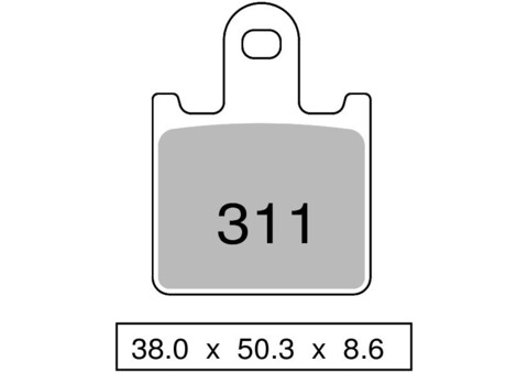 Колодки дискового тормоза Trofeo Sintered 311  (LMP438, FDB2220)