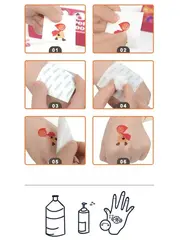 Набор временных татуировок Mideer