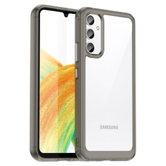 Усиленный защитный чехол с мягкими серыми рамками для Samsung Galaxy A34 5G, мягкий отклик кнопок