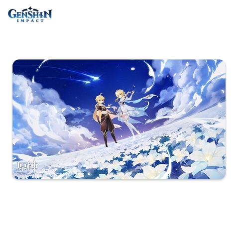 Коврик для мыши 40*70 см Genshin Impact Desk Mat Twin Stars in the Flower Field 6972957488900