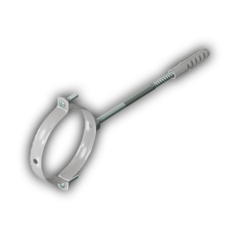 Крепление к стене D80 белое металлическое