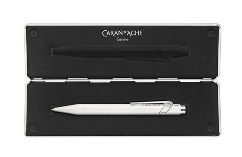 Ручка-роллер Caran d’Ache Office 849, Silky White (846.502)