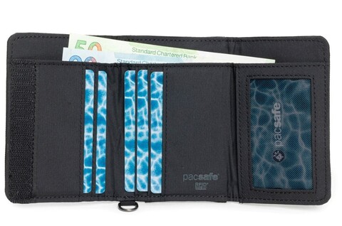 Картинка кошелек Pacsafe RFIDsafe trifold wallet  - 3