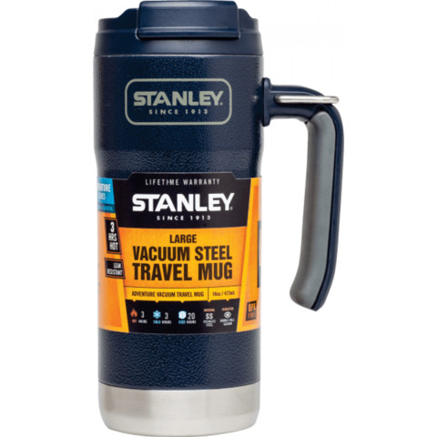 Картинка термокружка Stanley Adventure Mug 0,47L Синяя - 5