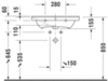 Раковина мебельная Duravit P3 Comforts 2332650030