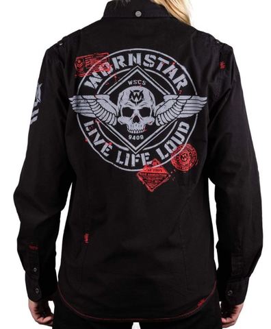 Wornstar | Рубашка мужская BATTALION SHIRT W141 спина