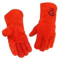 Краги спилковые START Trend (красные)