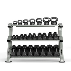 Стойка для гантелей (3 уровня) Spirit Fitness ST800DR3