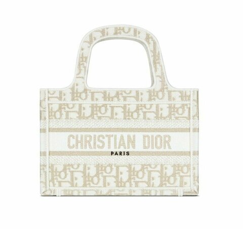 Сумка Dior Book Tote, модель мини-формата золотой