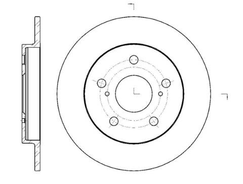 Диск тормозной G-brake  GR-01745