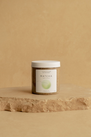MATCHA скраб для тела ЗЕЛЕНЫЙ ЧАЙ+МОЖЖЕВЕЛЬНИК, 300гр