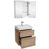 Зеркальный шкаф Geberit Option Basic с подсветкой, две двери: B=60см, H=67.5см, T=14см, Тип штекера=CEE 7/16, белый / лакированный матовый, с зеркальным покрытием внутри и снаружи