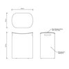 Decor Walther 0615250 Decor Walther All in Корзина для белья, напольная, цвет: белый матовый