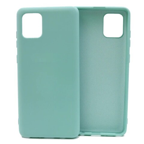 Силиконовый чехол Silicone Cover для Samsung Galaxy Note 10 Lite 2020 (Мятный)