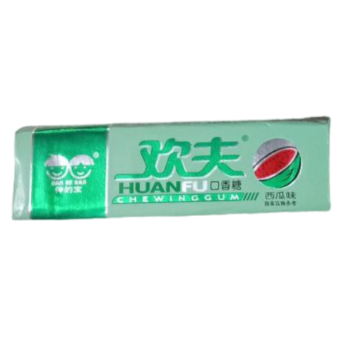 Жевательная резинка со вкусом арбуза Huanfu, 15 гр