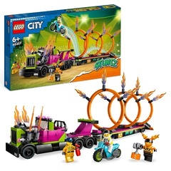 Lego konstruktor City 60357 Stunt Truck & Ring of Fire Challenge
