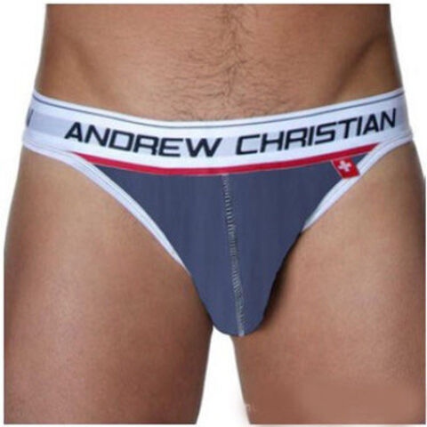 Мужские трусы стринги Andrew Christian String Flexsoft Show It Asphalt AC34