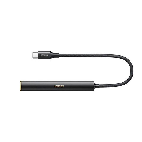 Усилитель UGREEN USB-C Male To 3.5mm DAC Amplifier CM545, черный