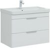 Aquanet 310146 Тумба Ирис new 80 подвесная 2 ящ. цв. белый глянец (310146)