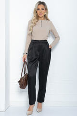 Брюки Бомонд (черные) Б11965 LT Collection