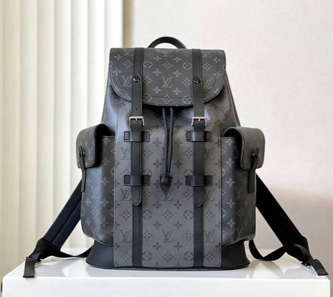 Рюкзак Louis Vuitton Christopher PM серый