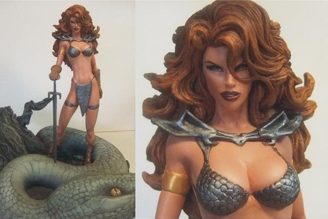 Red Sonja Resized Edition Statue Michael Turner