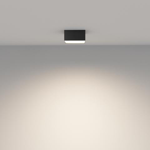 Потолочный светодиодный светильник Maytoni Zon C032CL-12W3K-SQ-B