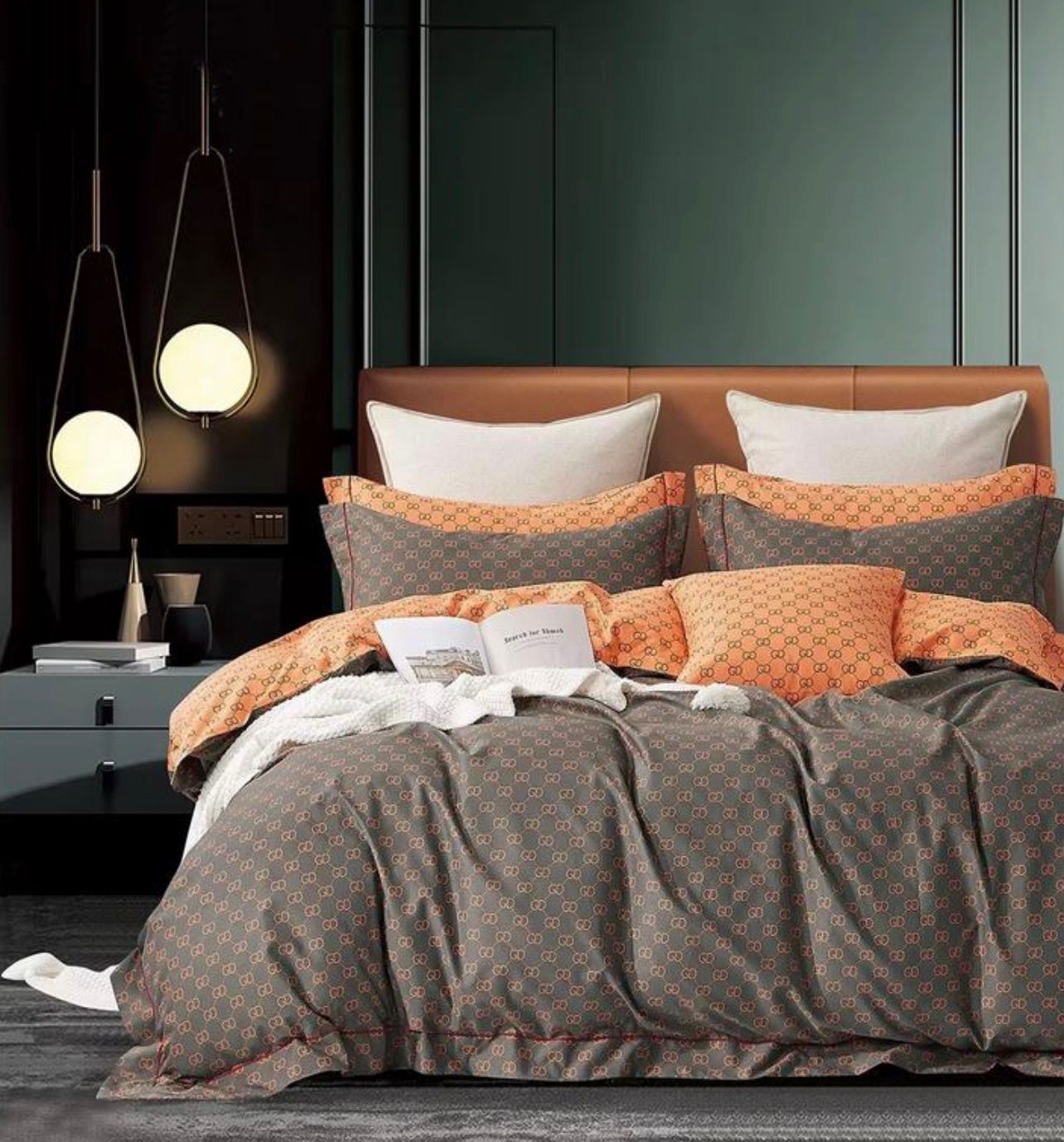 Постельное белье JK Двуспалка ЕВРО Сатин Луи