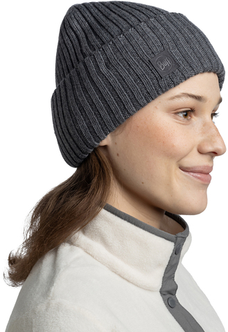 Шапка вязаная Buff Knitted Erviny Grey Heather фото 2