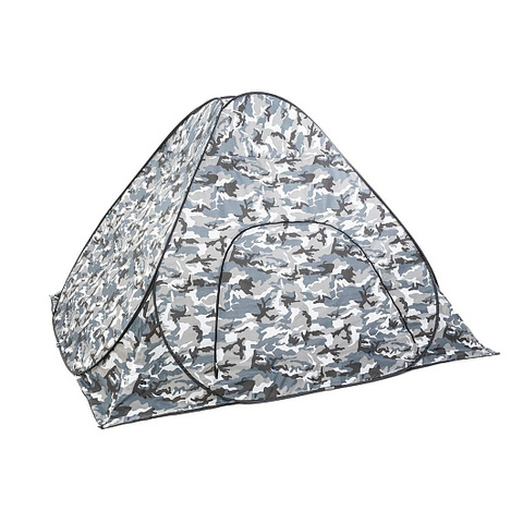 Зимняя палатка автомат Premier Fishing (2,3*2,3 м, КМФ, дно на молнии)