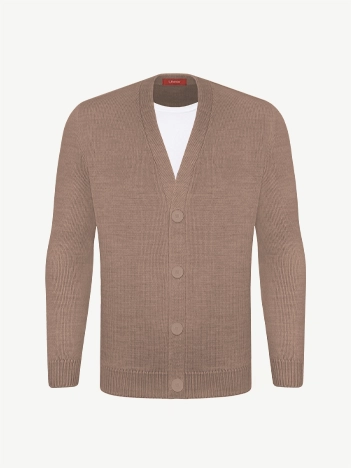 Кардиган с пуговицами из мягкой шерсти
