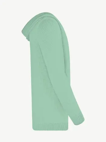 Кардиган с капюшоном из шелка