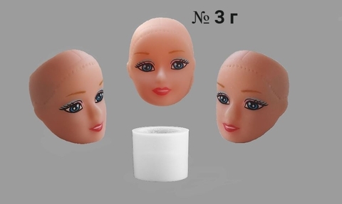 Силиконовый Молд Голова № 3 маленькая