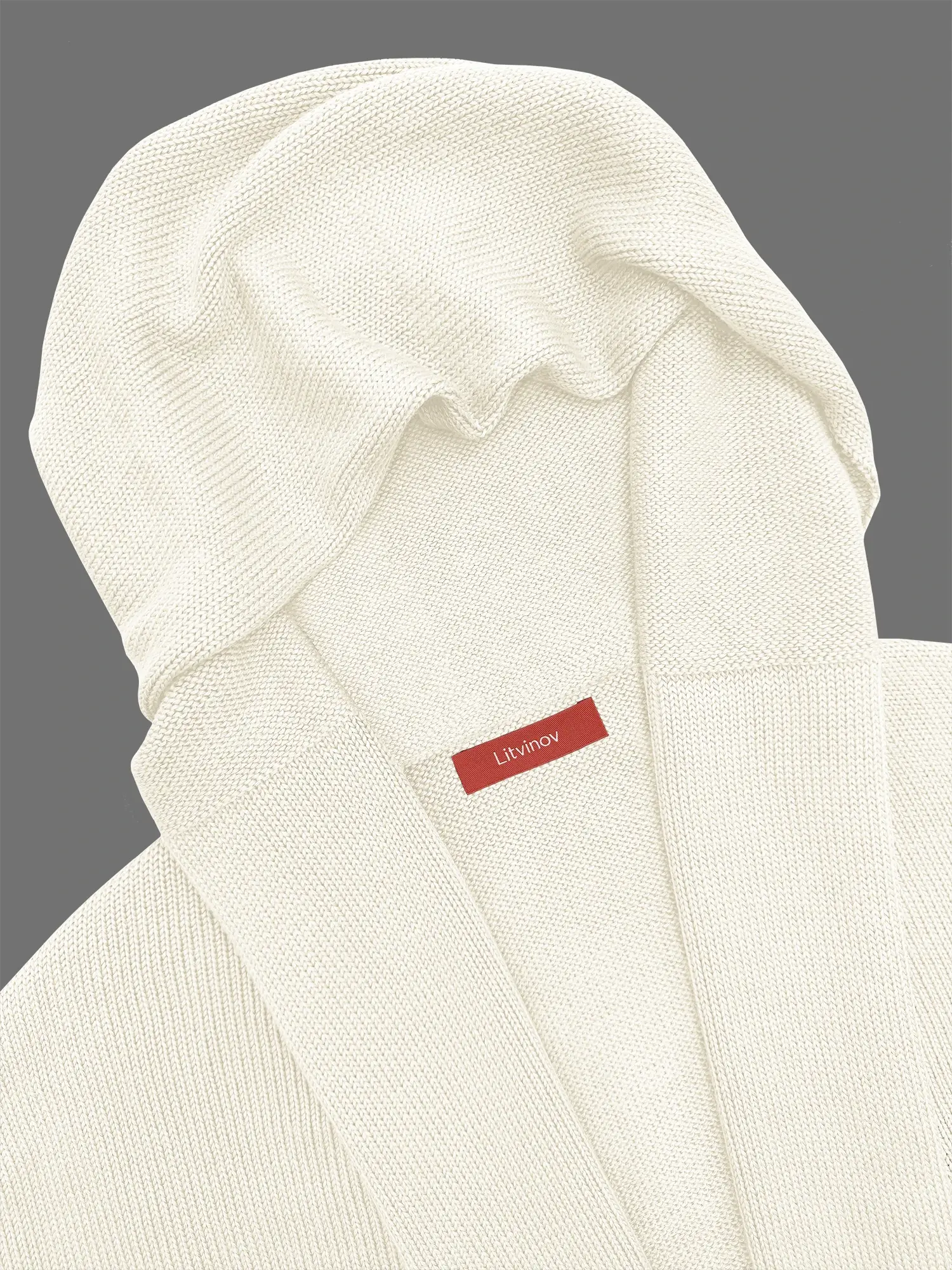 Кардиган с капюшоном из кашемира