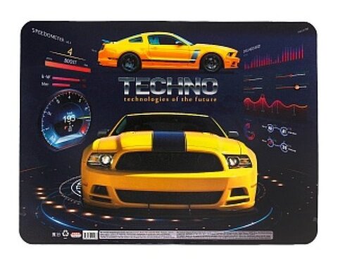 Настольное покрытие для лепки А3+ (42см*32см), Принт в ассорти пластик