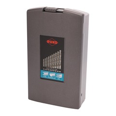 Набор сверл по металлу 1-5,9мм 50шт DIN338 HSS-G 118° (пл. кейс) Ruko 214217RO