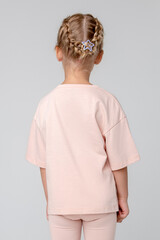 фуфайка  для девочки  КР 301987-1/дымчатая роза