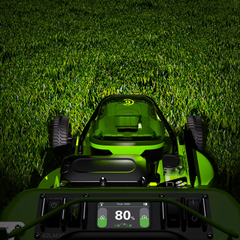 Газонокосилка Greenworks GC82LM30S 82V (76 см) самоходная аккумуляторная, без АКБ и ЗУ