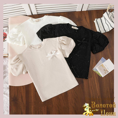 Футболка нарядная д (6-10) 260127-Y-70553