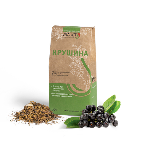Крушины ольховидной кора, 50 г, VITAUCT