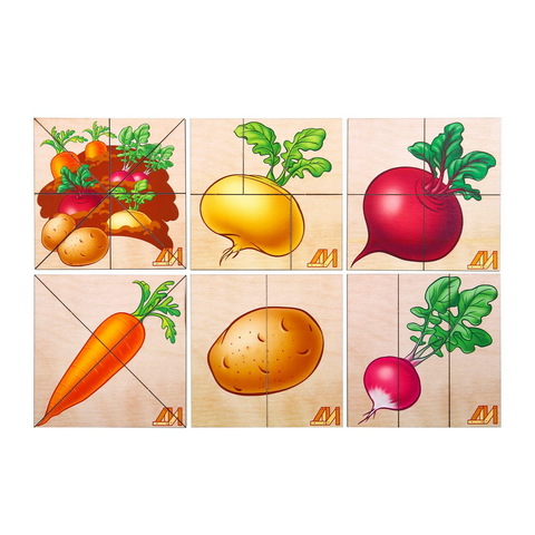 Разрезные картинки Овощи 2