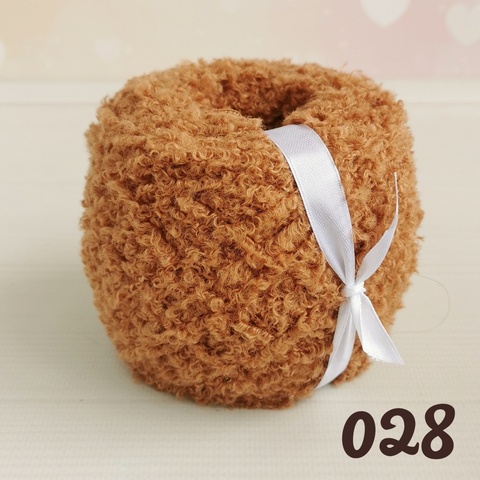 Пряжа Тедди с эффектом Букле, 028 Ириска