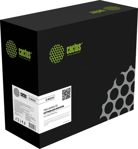 Картридж лазерный Cactus CS-W2221X 222X голубой (2500стр.) для HP LJ Pro 3203dw, 3303fdn, 3303sdw с чипом