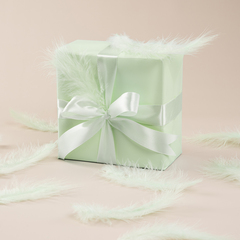 Перья Мятный, 12*15 см, 30 шт.