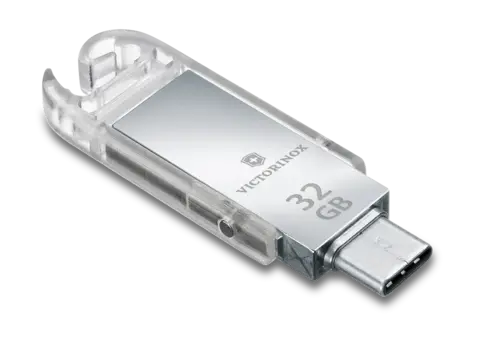 Нож-брелок Victorinox USB 32 Гб, 58 mm, 8 функций (4.6235.TG32B10)