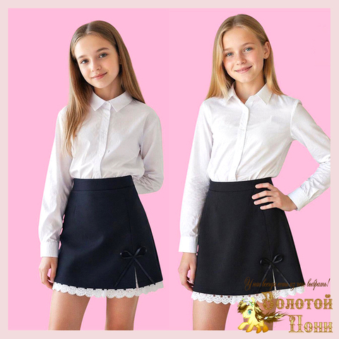 Юбка девочке (7-10) 260603-U2092
