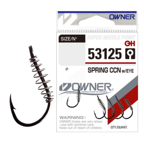 53125 № 4 Крючки Owner SPRING CCN w/eye / продажа от 5 уп.