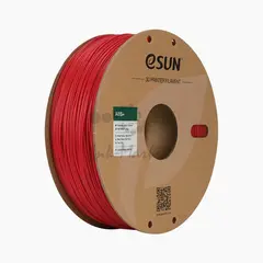 Пластик ESUN ABS+ 1.75 мм, 1 кг, ярко-красный (ABS+175O-FR1P1)